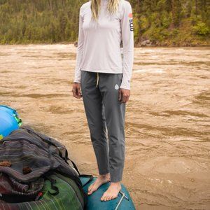 Stio Women's CFS Board Pant - size 6 - blue/grey